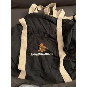 vintage Anheuser-Busch canvas duffle bag  14 X 12 Inch